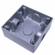 Larach y Cia : Caja Metalica Artmark 4X4X1-1/2 Agujeros 1/2 y 3/4