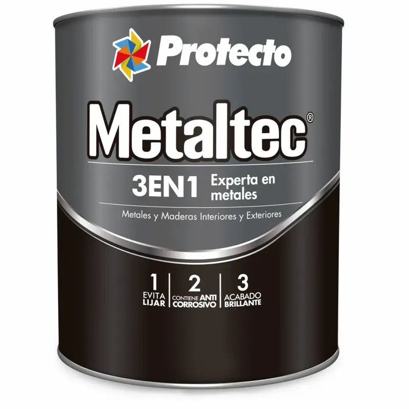 68887583 - PINTURA PROTECTO METALTEC 3 EN 1 NEGRO 1/4 #T95