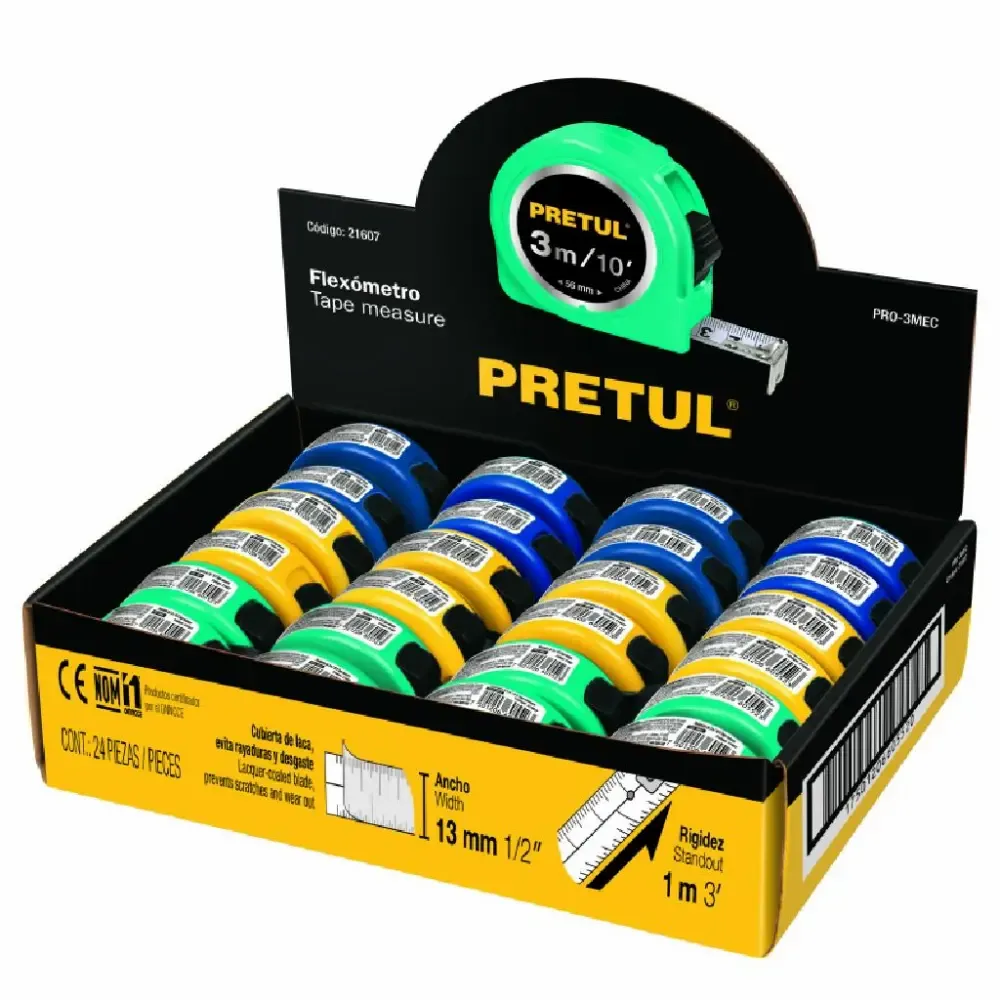 Cinta Metrica Pretul 1/2X3mts Pretul