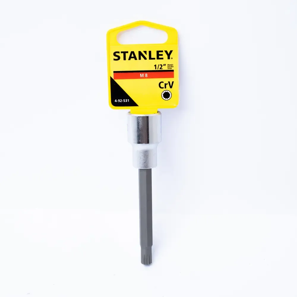 Cubo Punta Torx-M8 Estrella Largo Stanley 1/2Plg