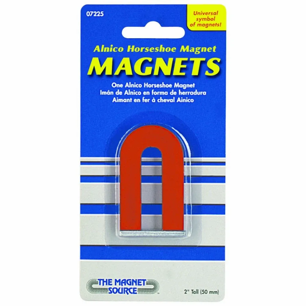 Iman 2 Plg Herradura Capacidad 3 Lbs Roja con Reten