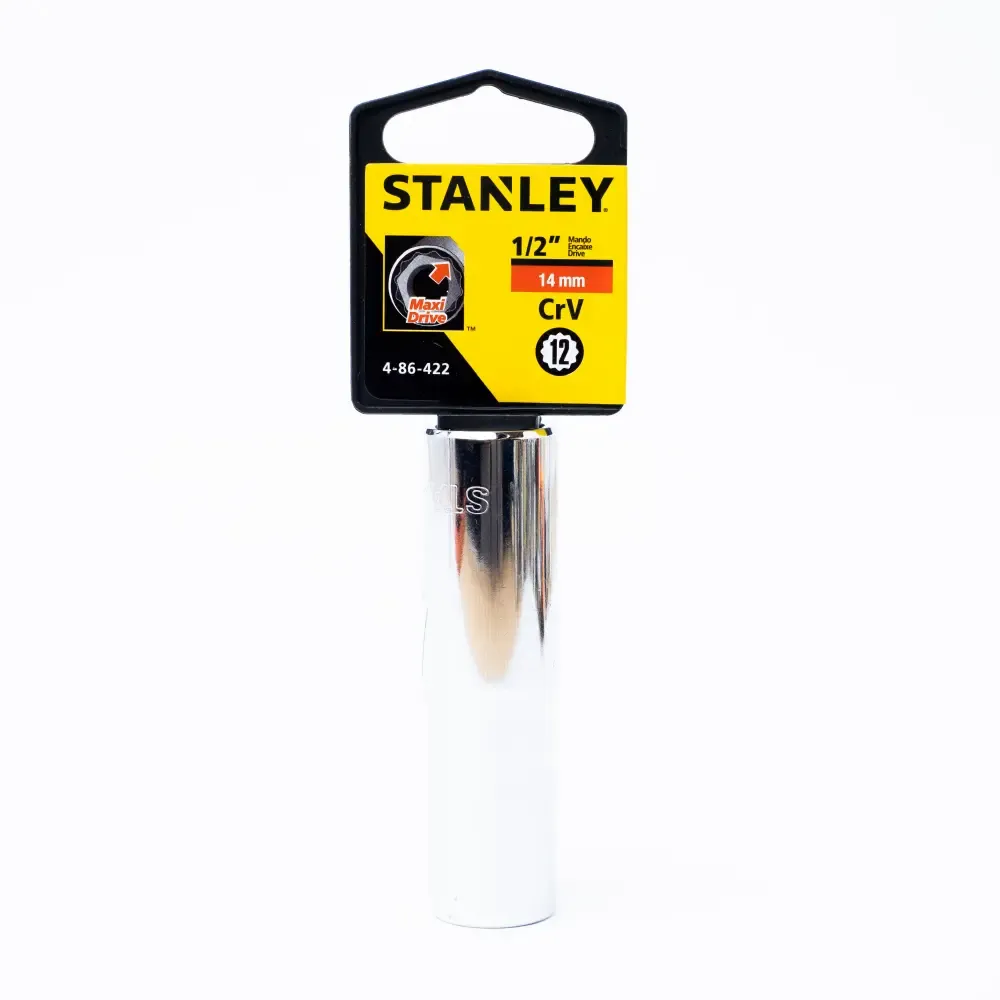 Cubo Largo Estrella Métrico Stanley 1/2Plgx14Mm 