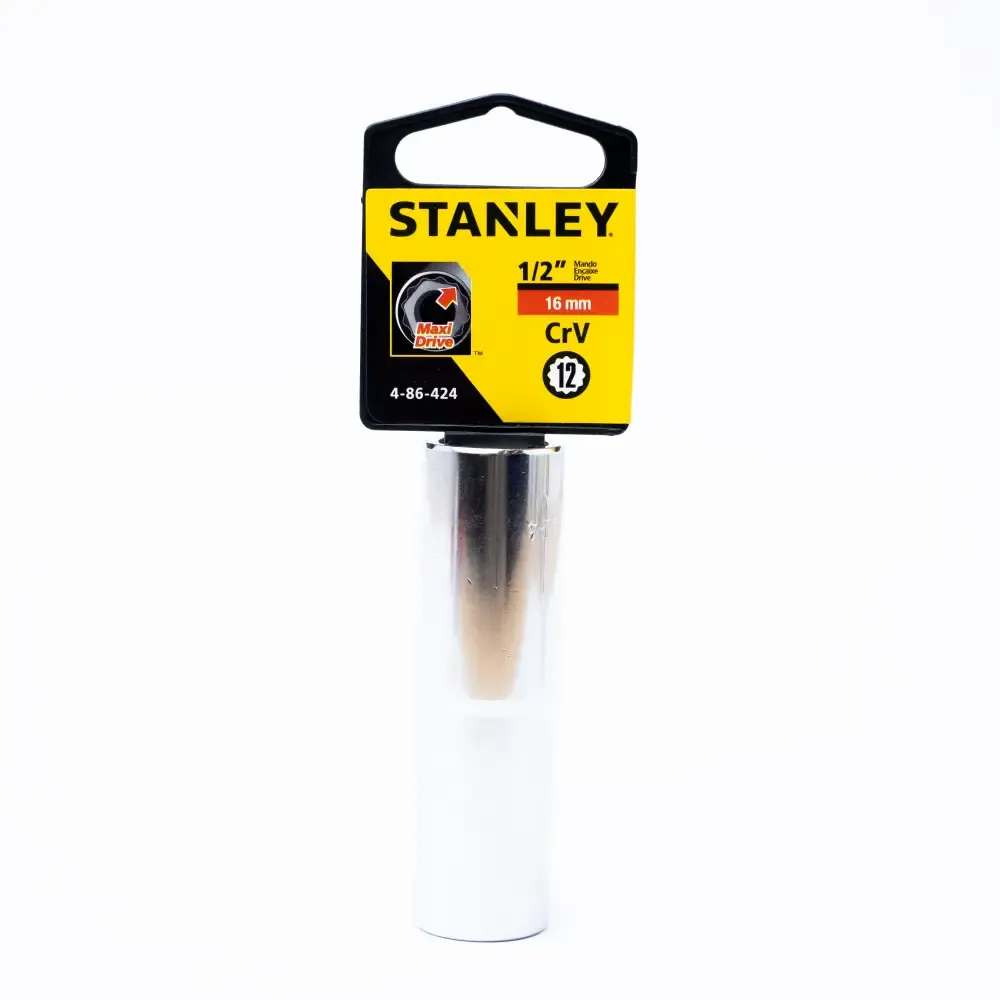 Cubo Largo Estrella Métrico Stanley 1/2Plgx16Mm 