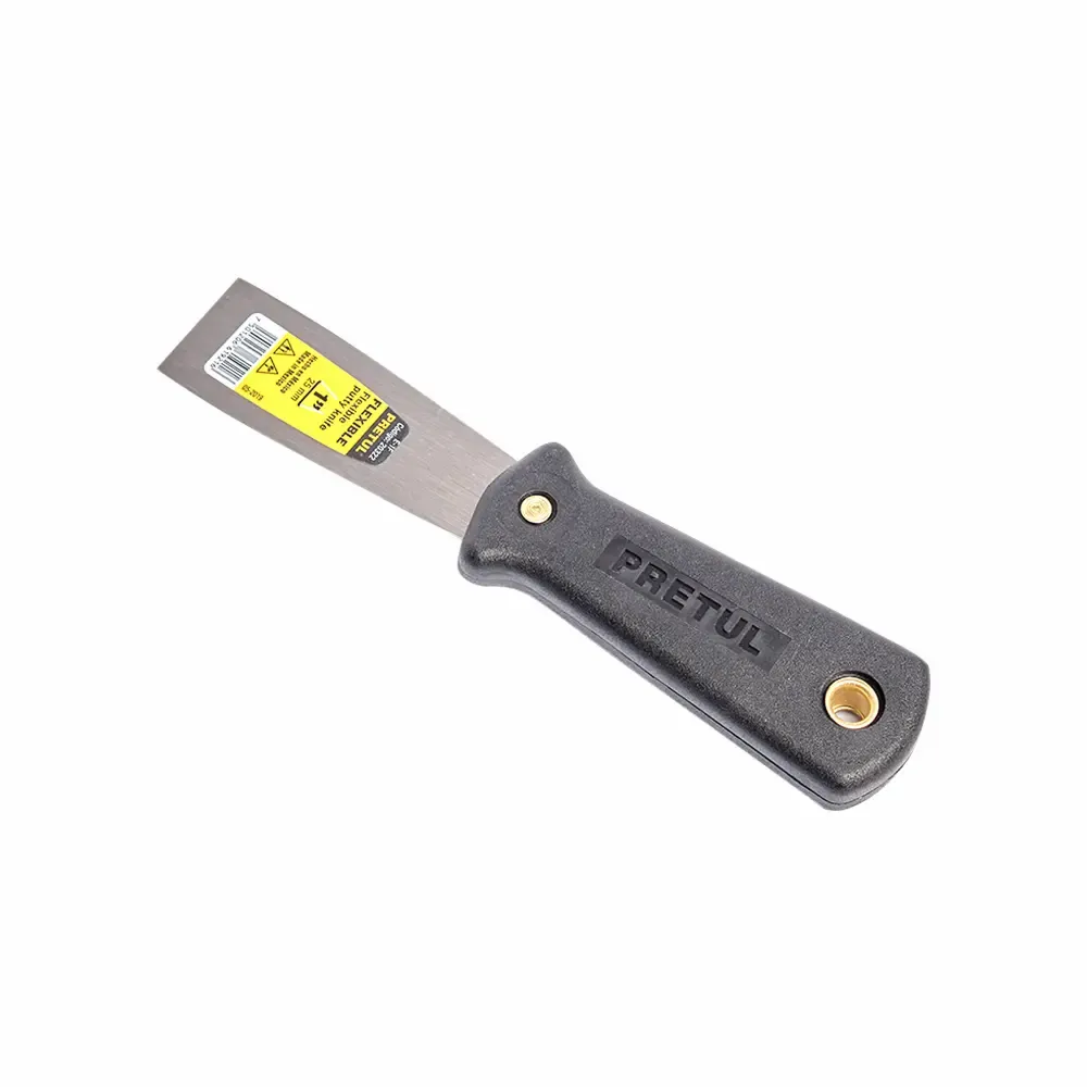 Espatula Metal Flexible Mango Plastico Pretul 1plg