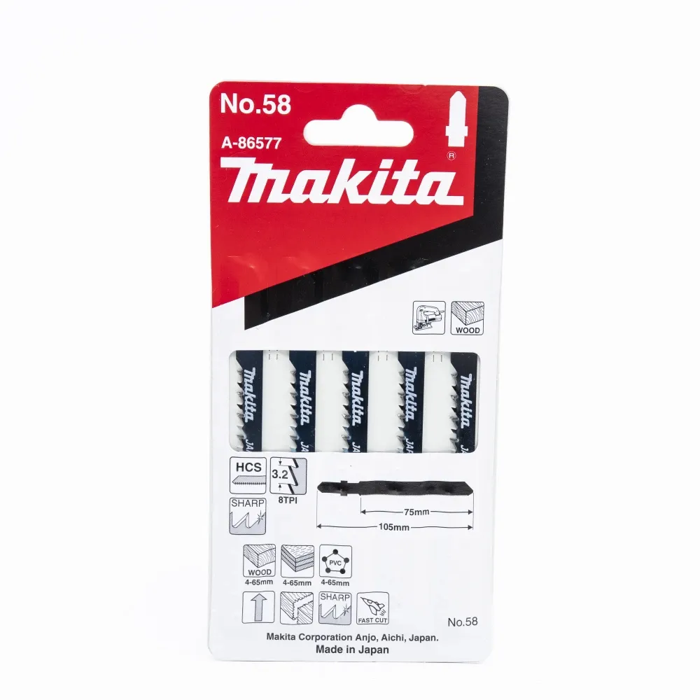 Sierra Caladora Makita 75mm 5Pzs