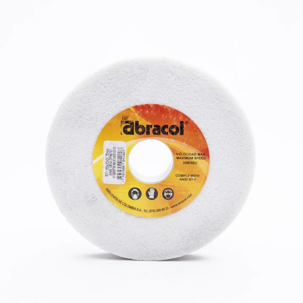 Piedra Circular Abracol 6X3/4X1.1/4-Pulgada Aa46 para Esmeril.