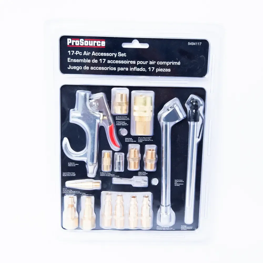Juego Accesorios Laton Para Compresor Vulcan 17-Piezas