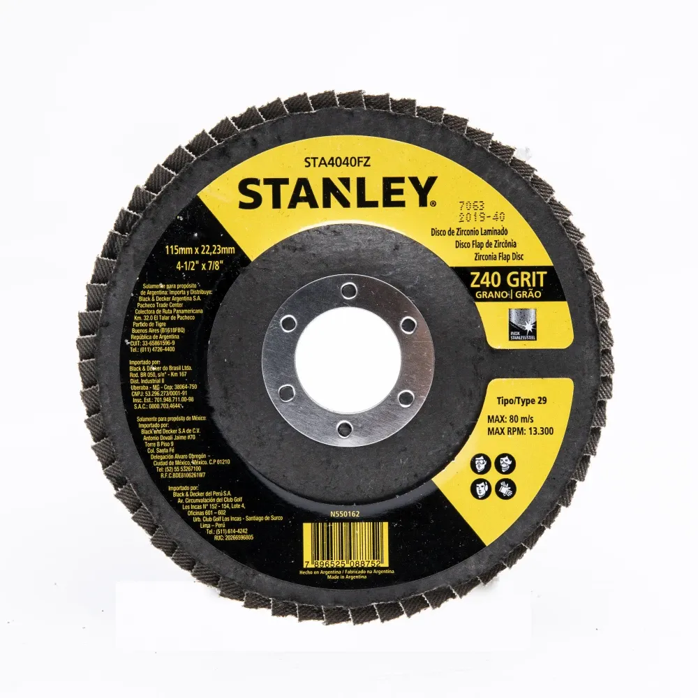 Disco Stanley 4.1/2X7/8 Z40 para Metal