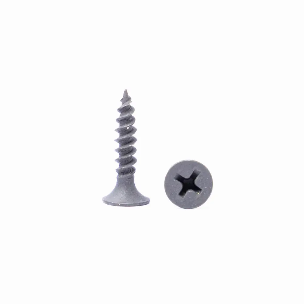 Tornillo Negro Punta Normal Para Tabla Yeso #8X3/4Plg 100-Piezas