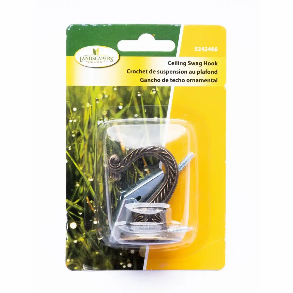 Gancho Bronce Antiguo Para Techo Ornamental Landscapers