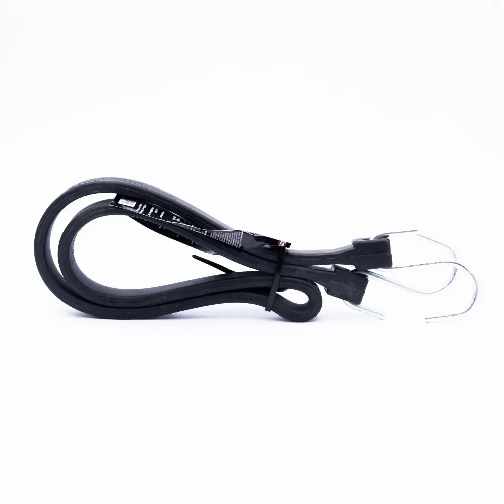 Cordel Hule Flexible Negro Con Gancho Tipo "S" Prosource 35Plg. 