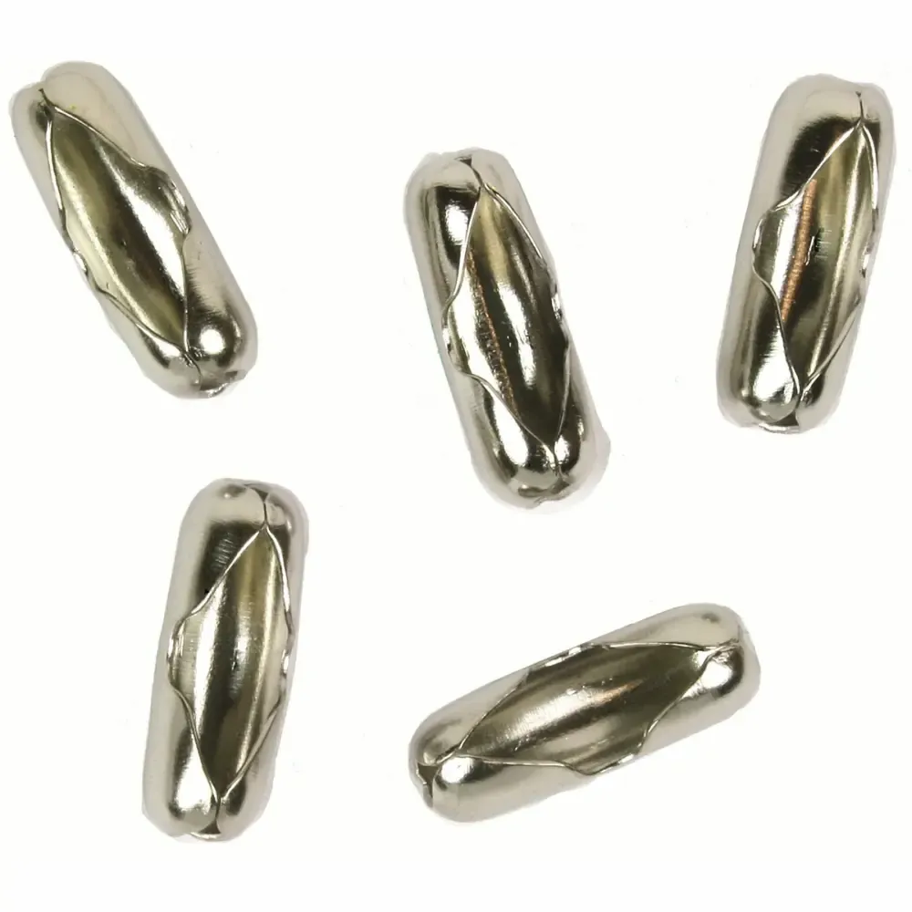 Union De Laton Niquel Para Cadena Bolita Jandorf No.6