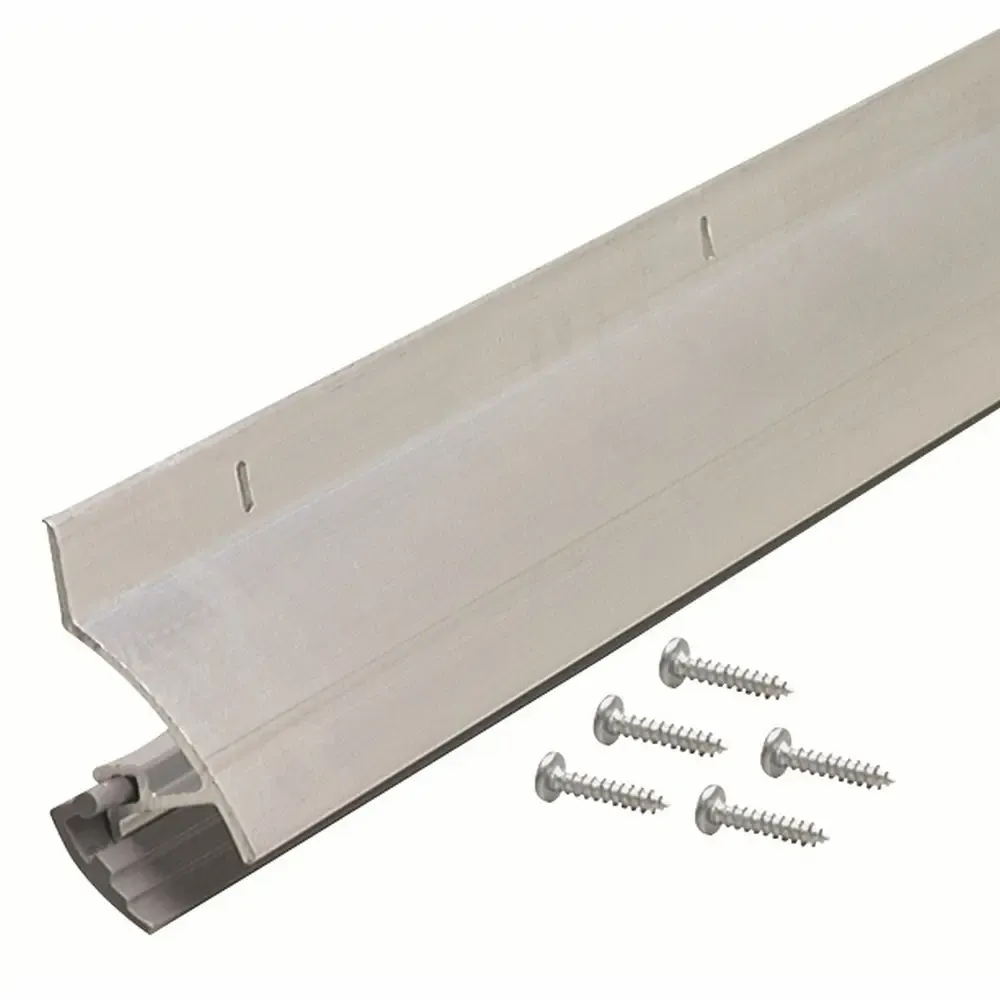 Umbral De Barrido Plateado Para Puerta M-D Building 9/16X36 Plg