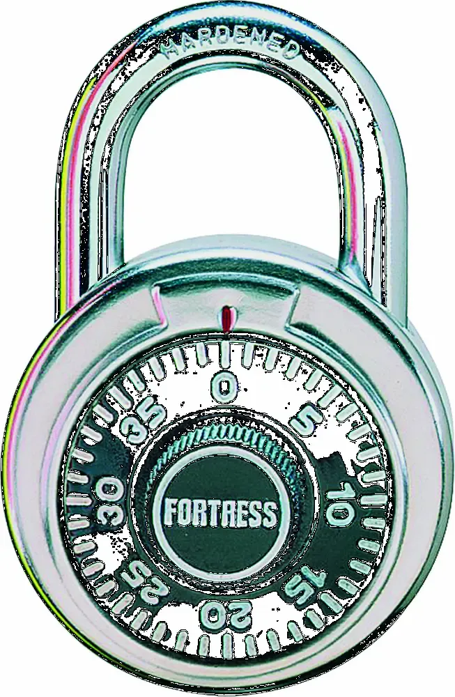 Candado Acero Inoxidable De Combinación Para Maletas Fortress 1.7/8-Plg