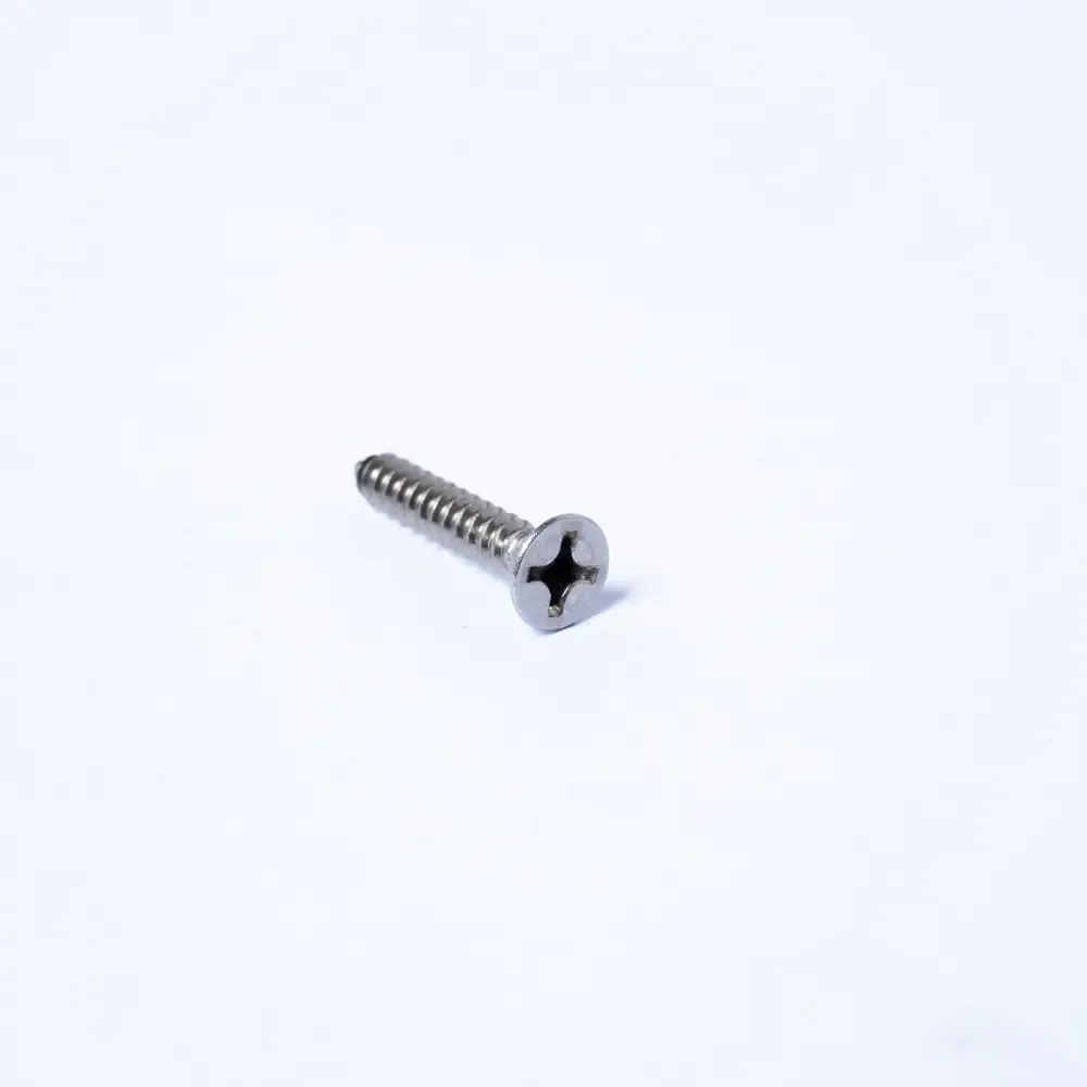 Tornillo Phillips Cónico Acero Inoxidable Para Metal Hillman #12X1.1/4-Plg