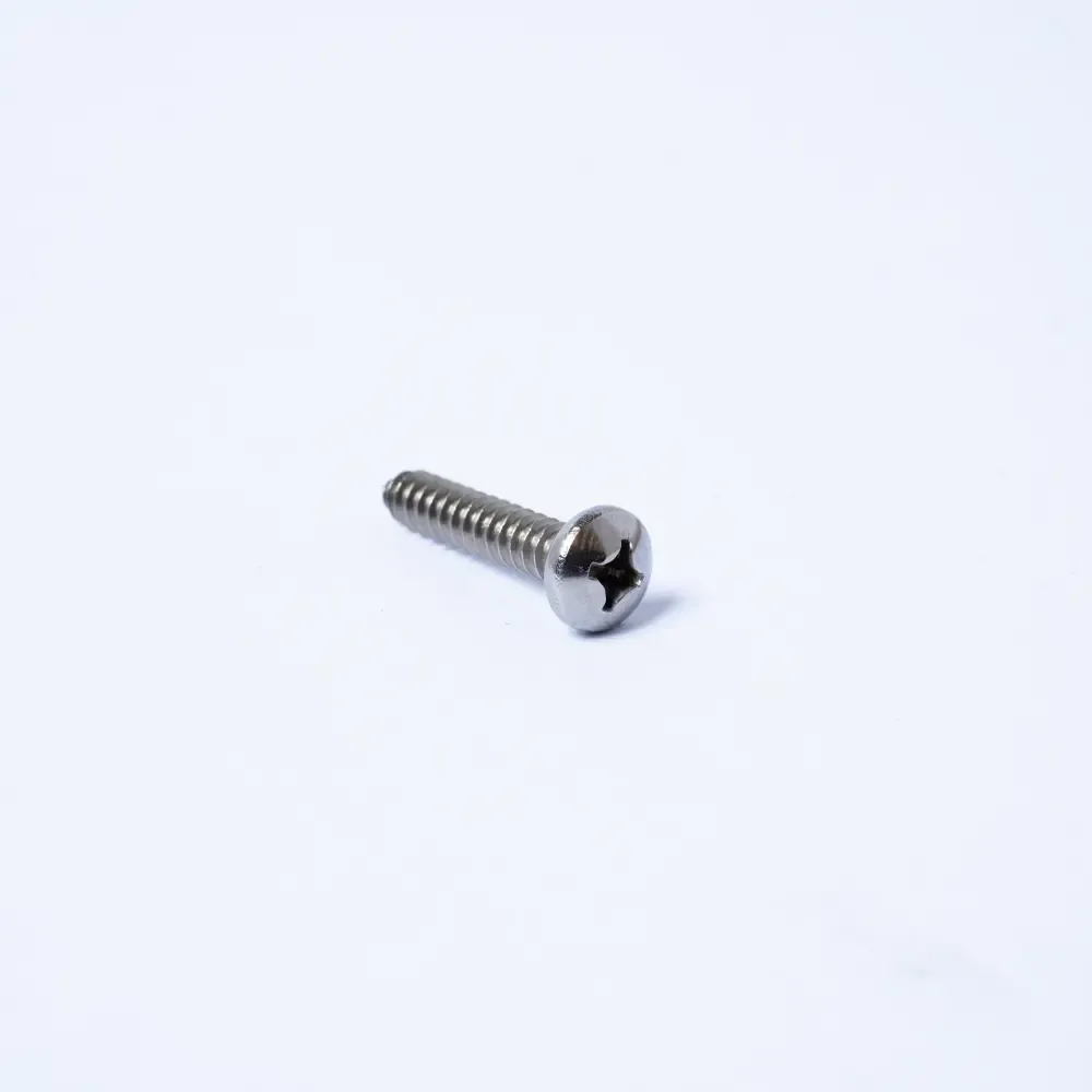 Tornillo Phillips Redondo Acero Inoxidable Para Metal Hillman #14X1.1/4-Plg