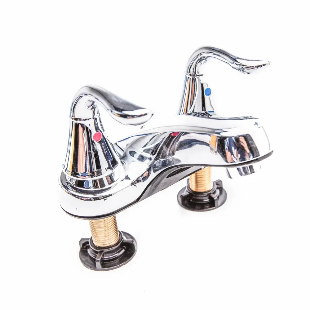 Llave Para Lavabo Corona 1/2X4 plg Doble