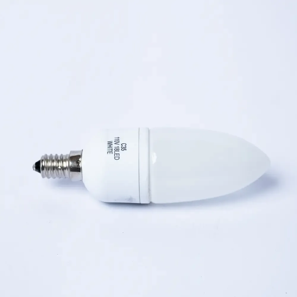 Bombillo Led Luz Blanca Tipo Vela 110V E14