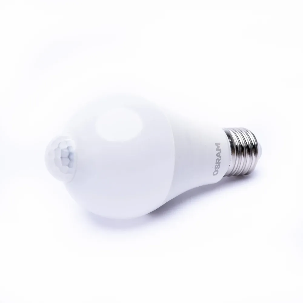 Bombillo LED con Sensor Movimiento 360° Osram 9W 806L 25Kh