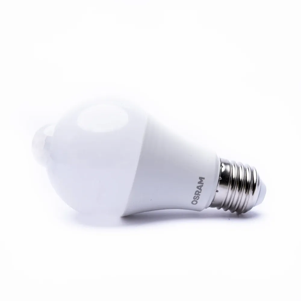 Bombillo LED con Sensor Movimiento 360° Osram 9W 806L 25Kh