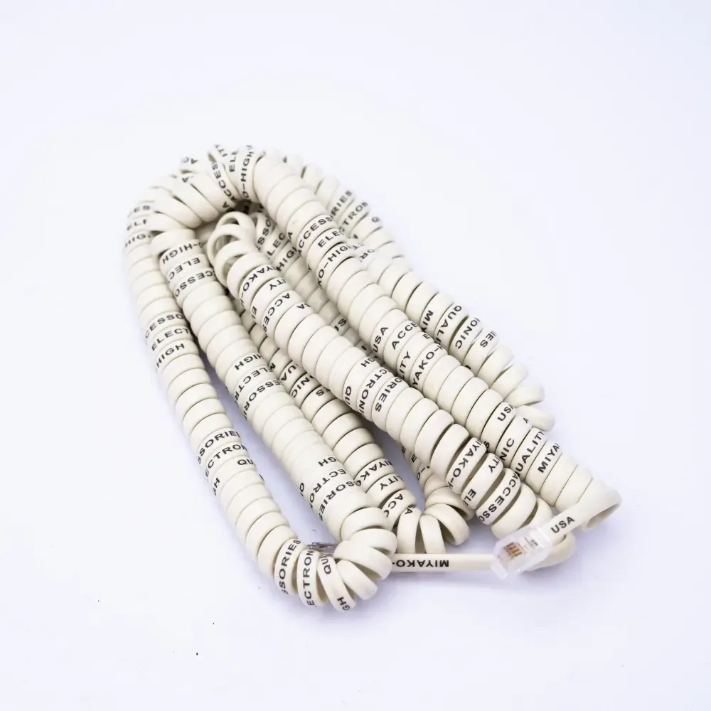 Blister Cable De Extensión Marfil Para Telefono 25-Pie Rj11