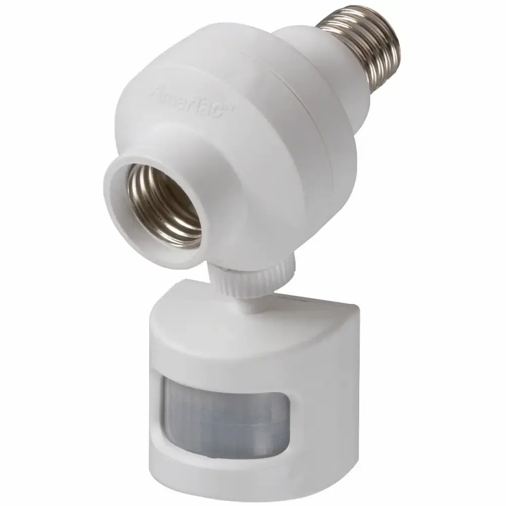 Sensor De Movimiento Blanco Ajustable Westek 180° 10A 120V