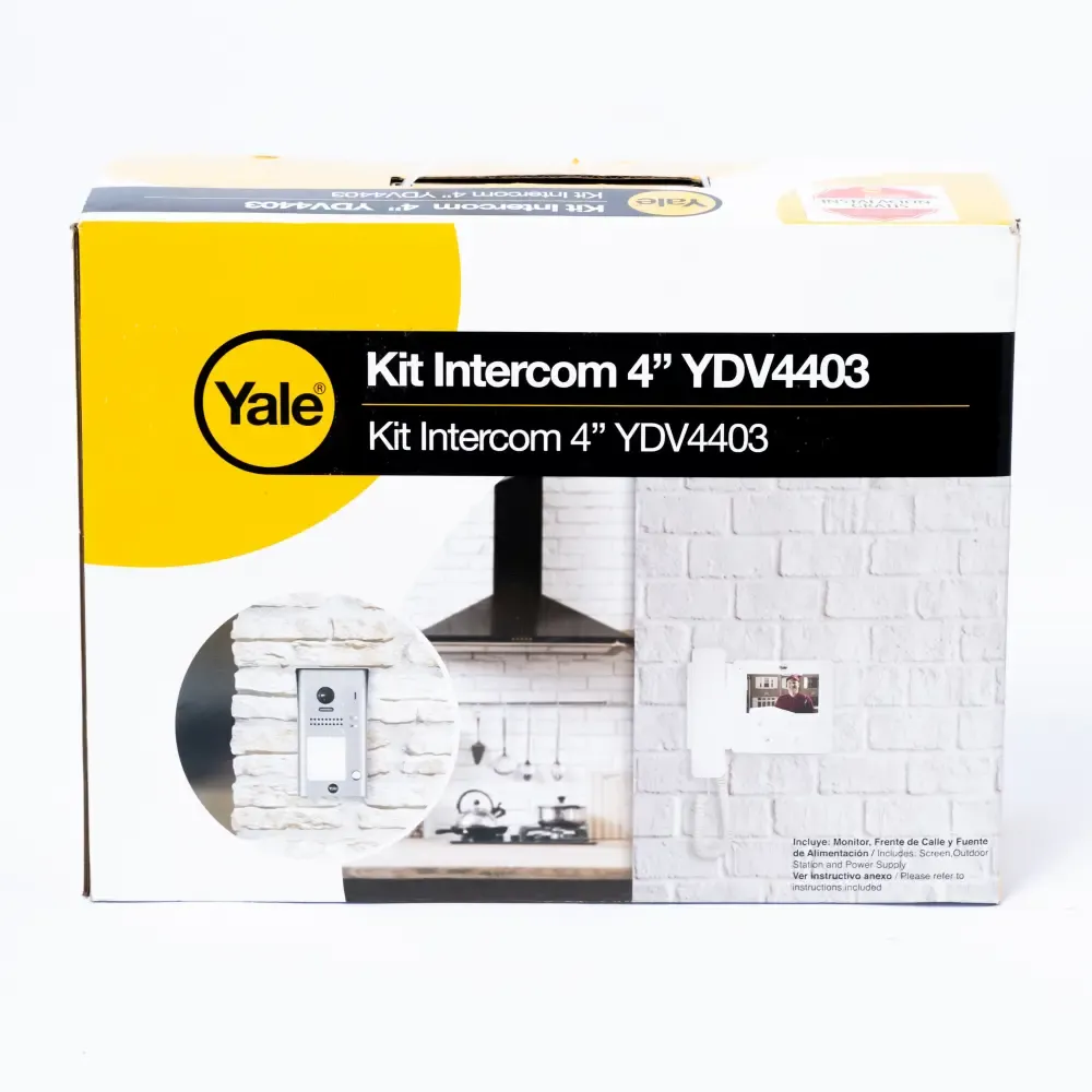 Kit Videoportero Con Intercomunicador Yale 4-Plg