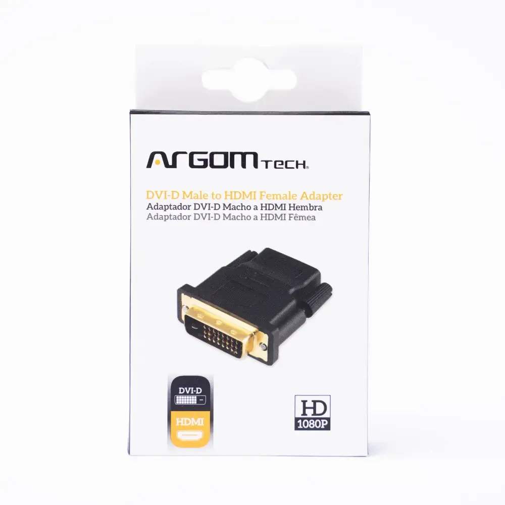 Adaptador Hdmi Hembra A Dvi Macho Argom