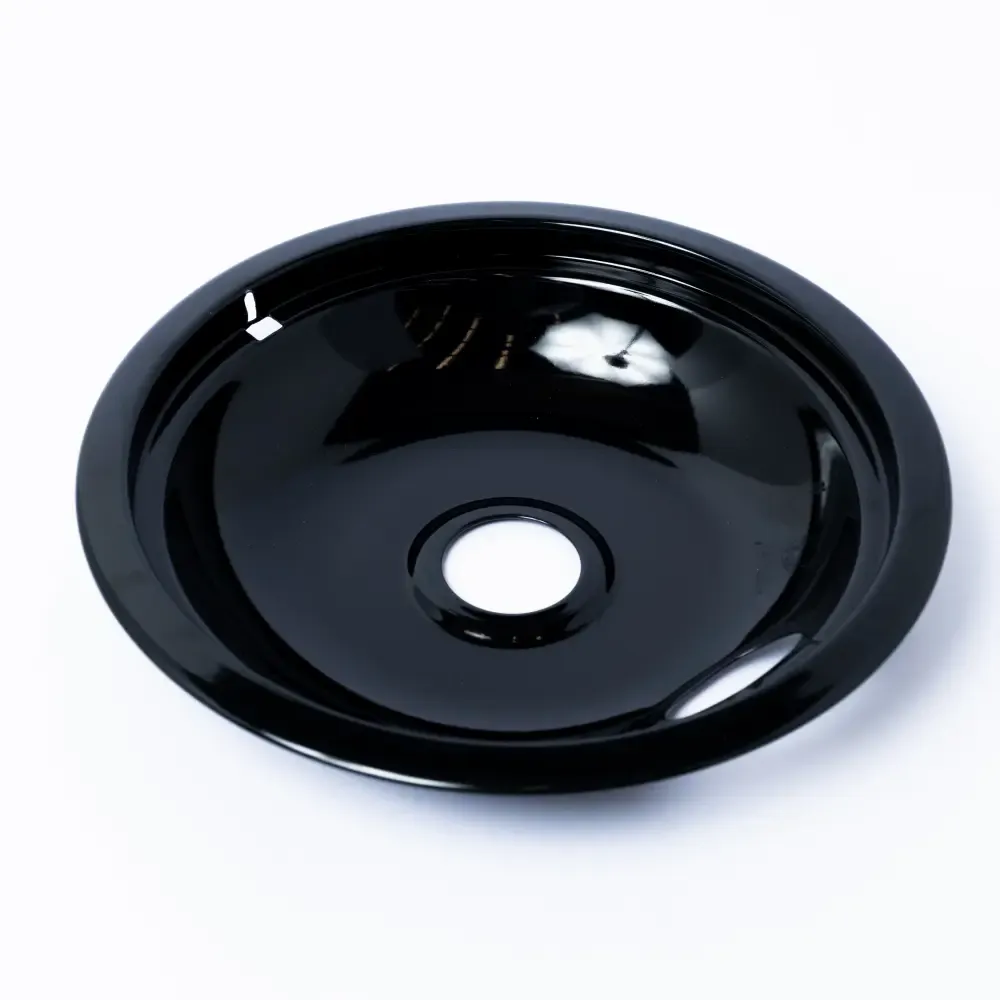 Plato Porcelanado Negro Para Estufa 8-Plg