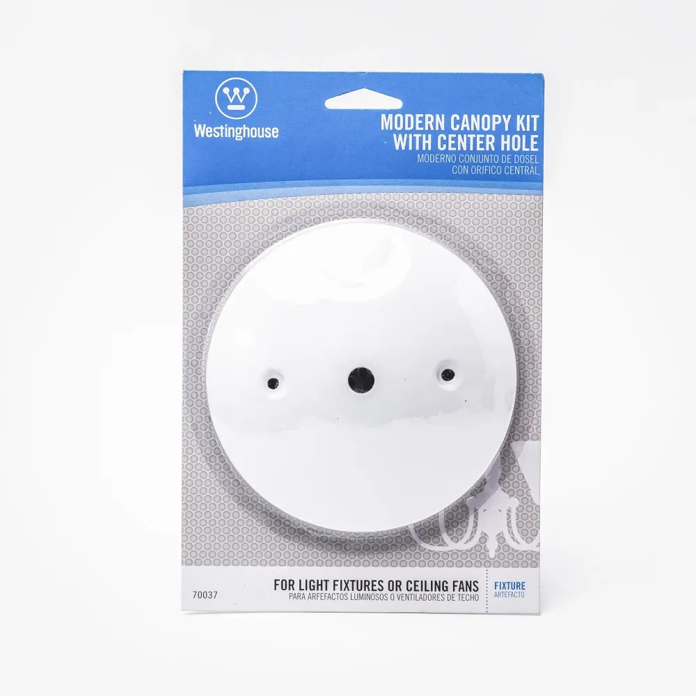 Base Para Lampara Techo Liso Blanco 5Plg