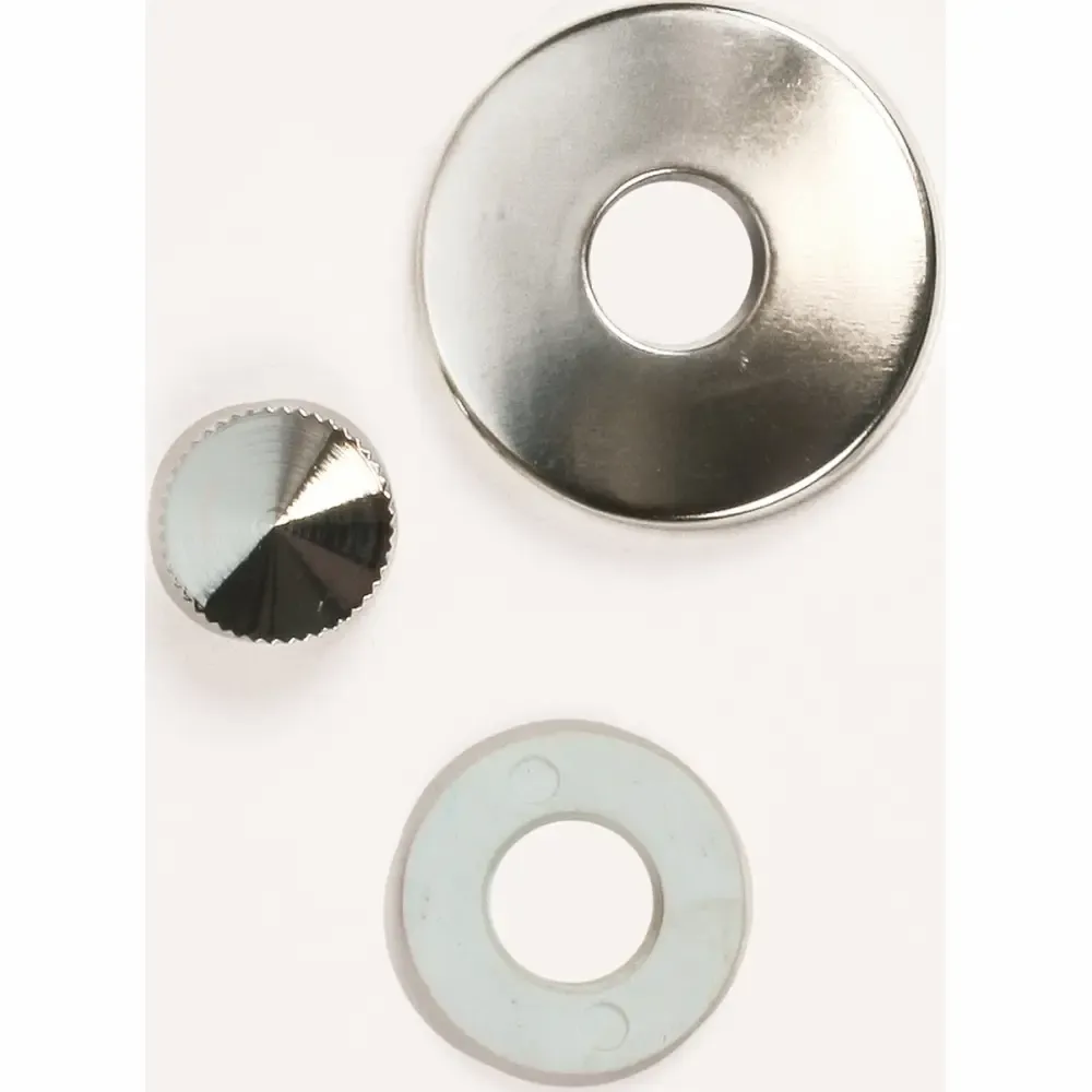 Tapon De Bloque Niquelado Para Lampara  Jandorf 1/8Plg 3-Piezas