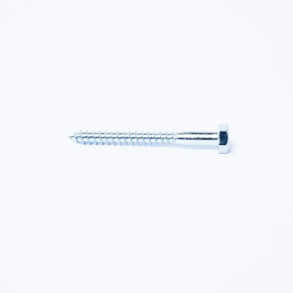Tornillo Cabeza Hexagonal Tirafondo Galvanizado 1/4X2.1/2-Plg