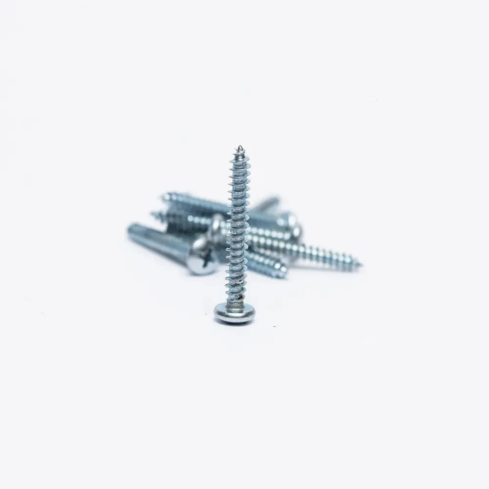 Tornillo Cabeza Redonda Phillips Galvanizado #8X1.1/4-Plg 10-Piezas