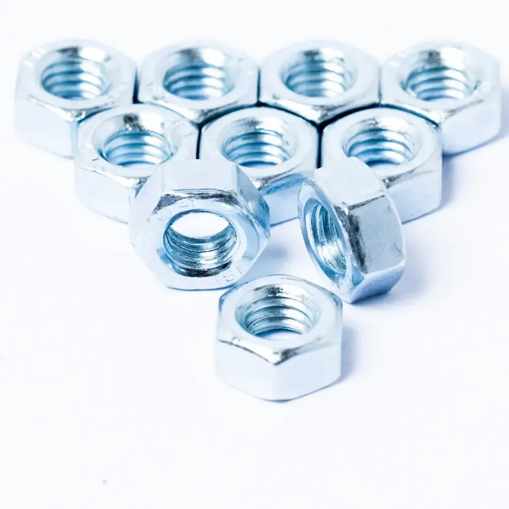 Tuerca Hexagonal Zincada M6Xpaso-1.00 10-Piezas