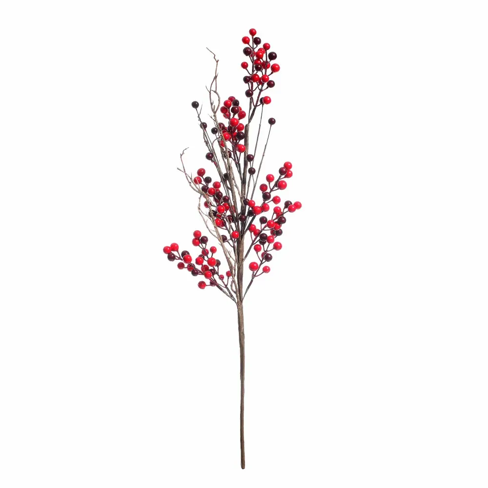 Rama Artificial 71Cm Rojo Bolitas