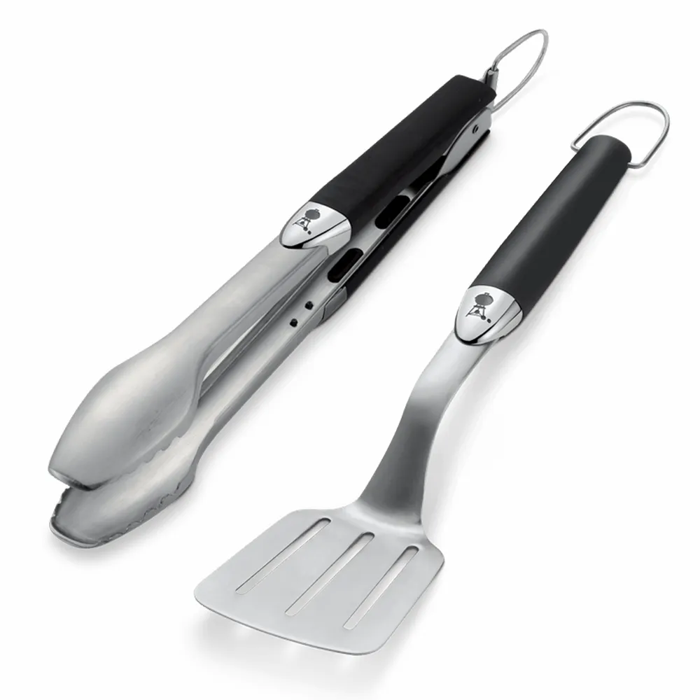 Utensilio P/Barbacoa 6645 (2Pzs) Jgo.Acero Inox.