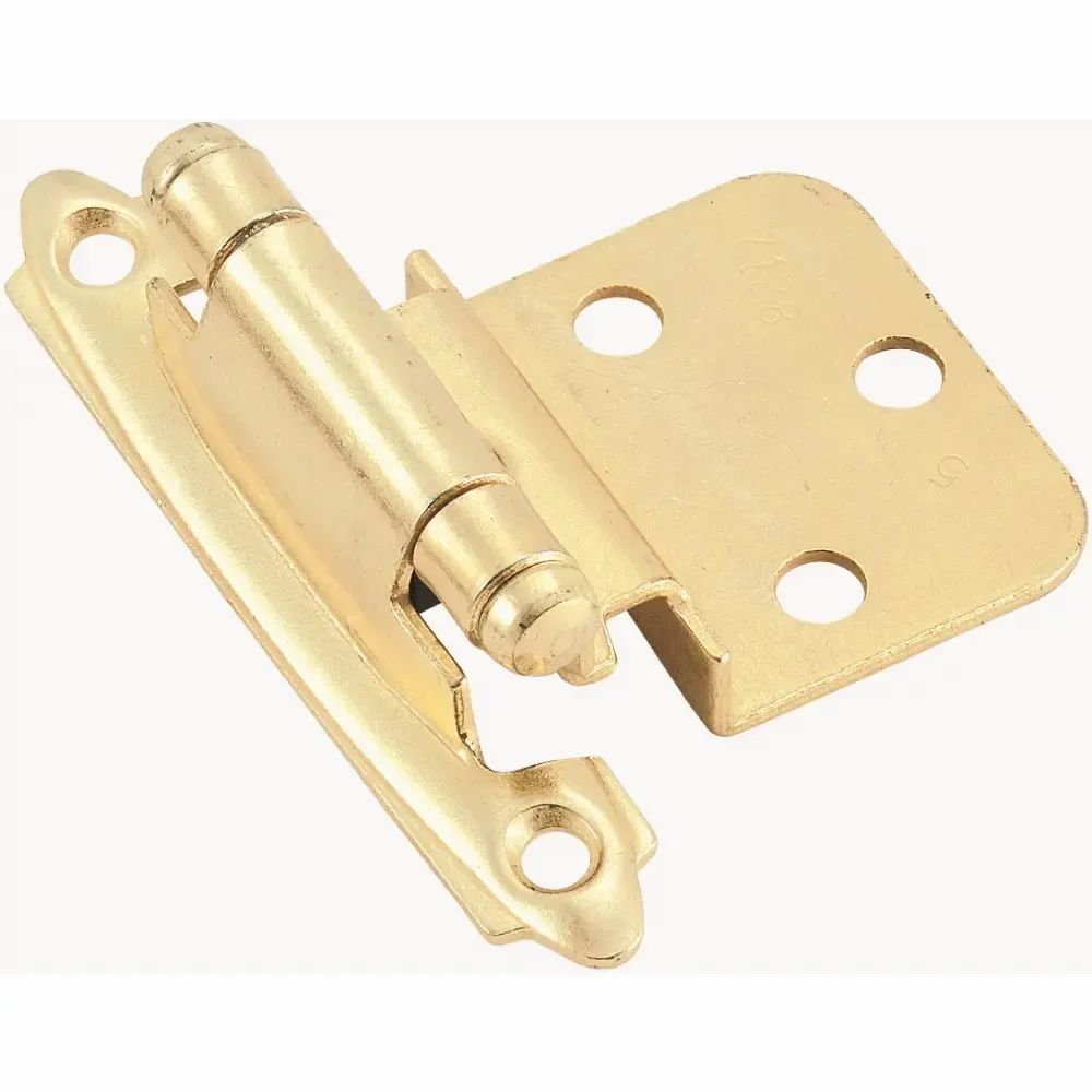 Bisagra Empotrada De Resorte Laton Brillante Para Mueble Amerock 2 Piezas