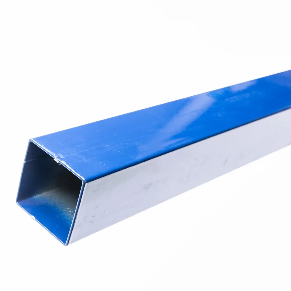 Poste Metalico 2.5M Azul Acero Para Reja