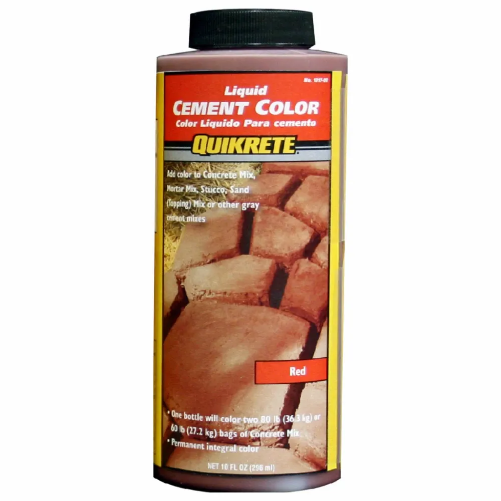 Colorante Liquido Quikrete 10-Onz Rojo