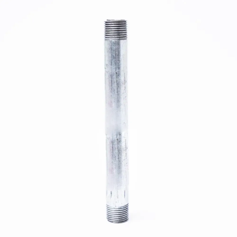Niple Hierro Galvanizado Con Rosca Npt 1/2X7Plg
