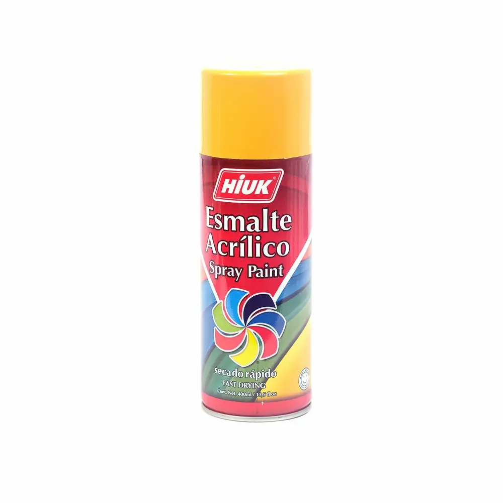 Pintura en Spray Color Amarillo Caterpilar Hiuk 400ml