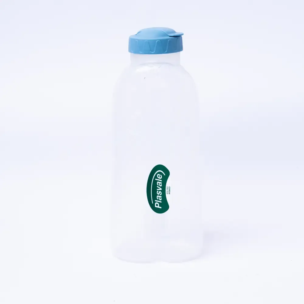 Bote Plastico Transparente Con Tapa Vertedora Plasvale