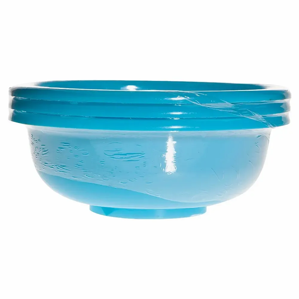 Plato Hondo Plastico Color Surtido Easy-Pack Flp 3-Piezas