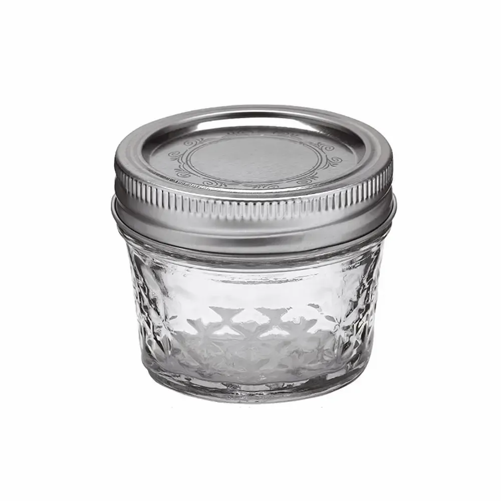 Frasco De Vidrio Claro Con Tapa Ball-Jarden Home 4-Onz