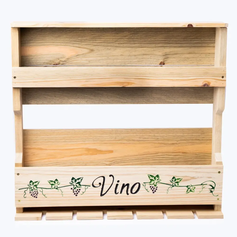 Vinera De Madera Color Natural 28X26Plg