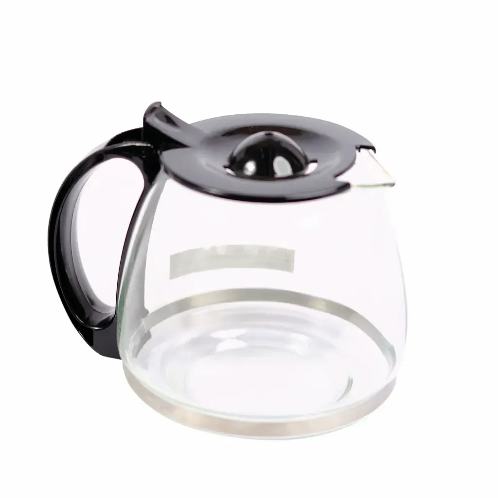 Jarra Vidrio Con Mango Negro Para Cafetera Universal 10-12 Tazas