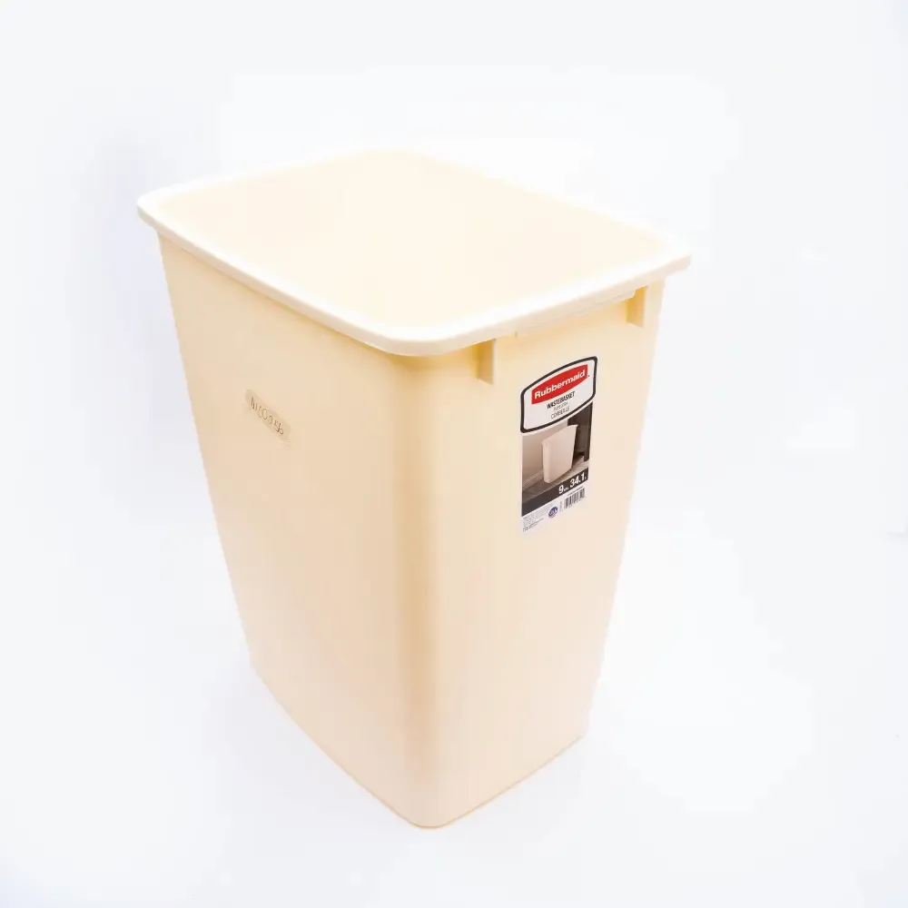 Basurero Plastico Beige Rubbermaid 36-Qt 