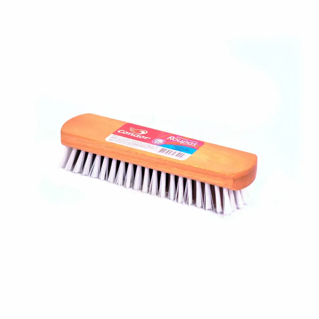 Cepillo Base Madera Con Cerdas Macias Para Ropa Condor