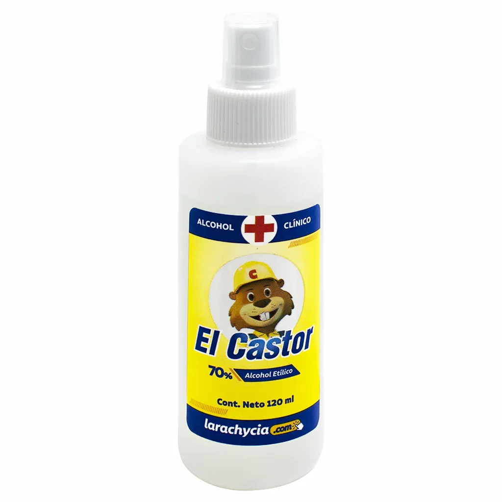 Alcohol Clinico 120Ml Spray El Castor