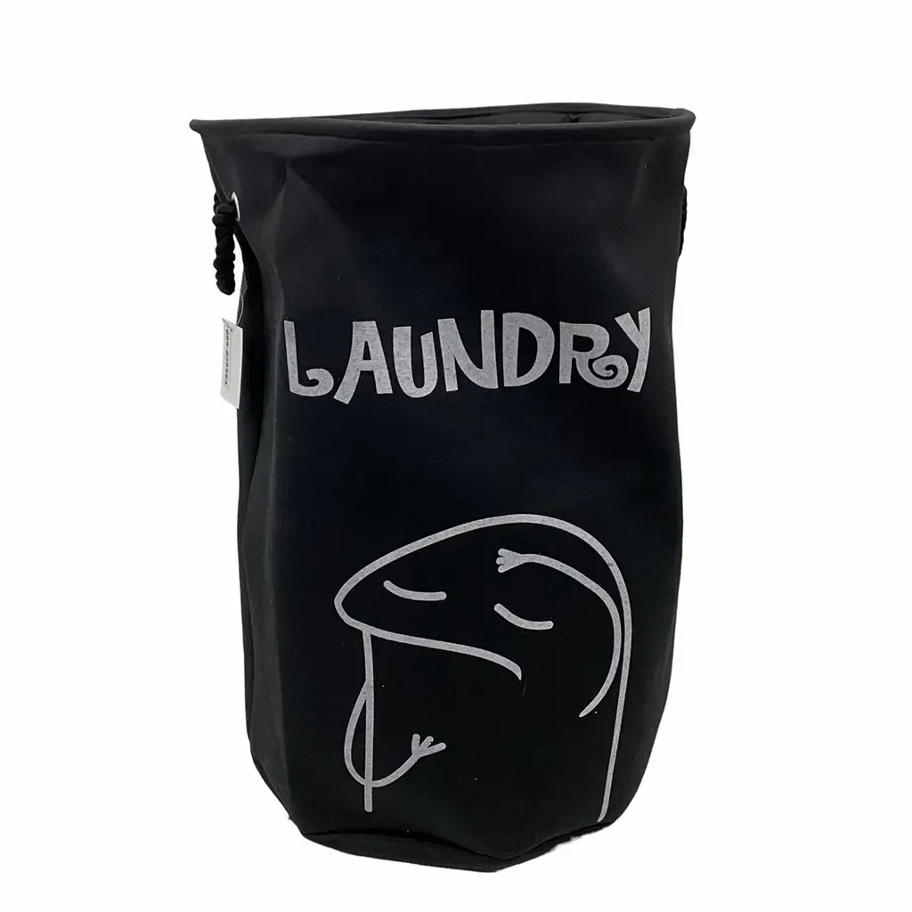 CANASTA 64X50X50CM NEGRO PARA ROPA 